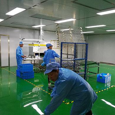 塑膠無塵噴漆生產線